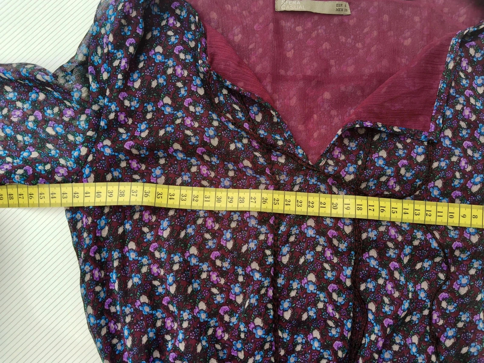 Kort jurkje met bloemenprint - Sfera Casual (Maat S) 💜 – photo 8
